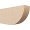 Ekena Millwork 4in. W x 8in. H x 16in. L Durham Woodgrain TimberThane Rafter Tail, Primed Tan RFTUR04X08X16DURRCPR - alternate 1
